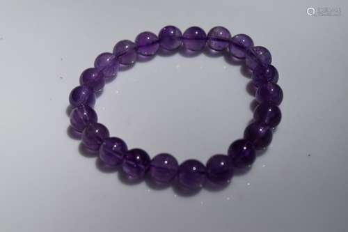 Vintage Amethyst Bead Bracelet