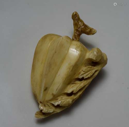 Antique Carved Snuff Bottle