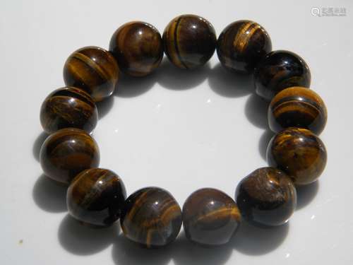 Vintage Tiger's Eye Bead Bracelet