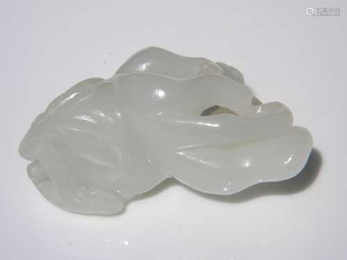 Antique Chinese Nephrite Jade Buddha's Hand