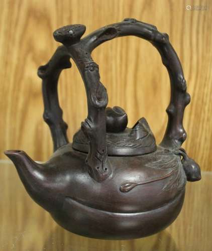 Antique Chinese Yixing Zisha Teapot