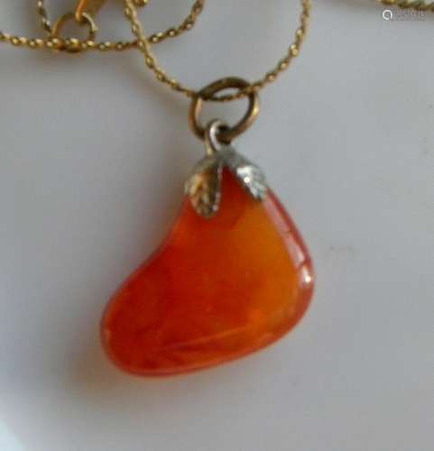 Vintage Carnelian Pendant