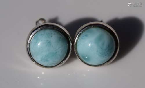 Pair of Vintage Silver Earrings