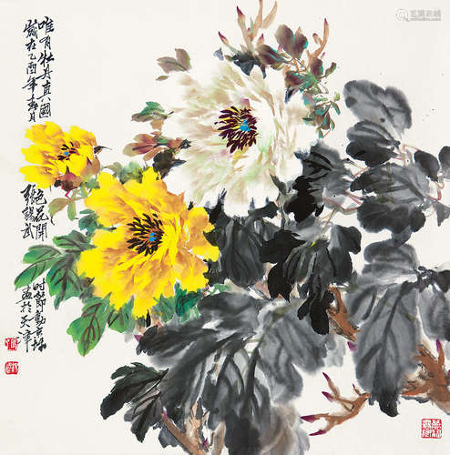 张锡武 花卉 立轴