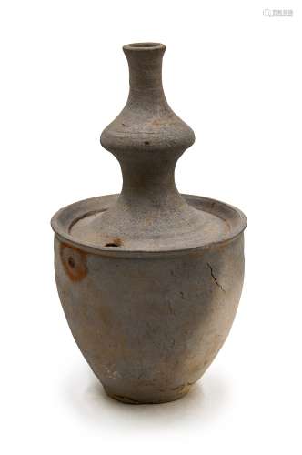 高麗時期（918-1392） 陶質淨水瓶 STONEWARE WATER VESSEL; GORYEO(918-1392)