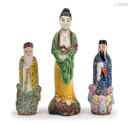 人物像一組 GROUP OF PORCELAIN FIGURES