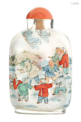 Chinese Inside Painted Glass Snuff Bottle