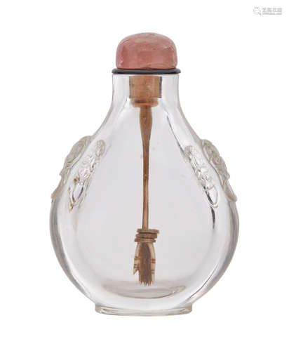 Chinese Rock Crystal Snuff Bottle