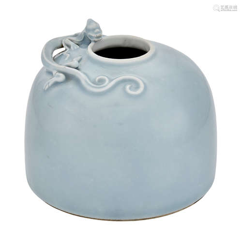 Chinese Clair-de-Lune Glazed Porcelain Waterpot