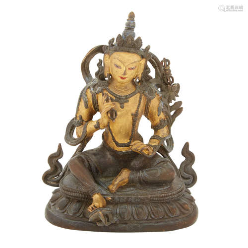 Tibetan Bronze Figure of Avalokitesvara