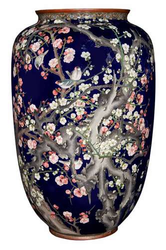 Japanese Cloisonné Enamel Vase