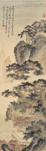 溥儒（1887～1963） 观澜图 立轴 设色绢本