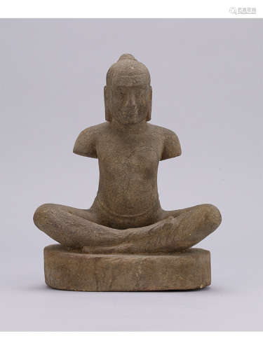 石雕高棉佛坐像 17世紀