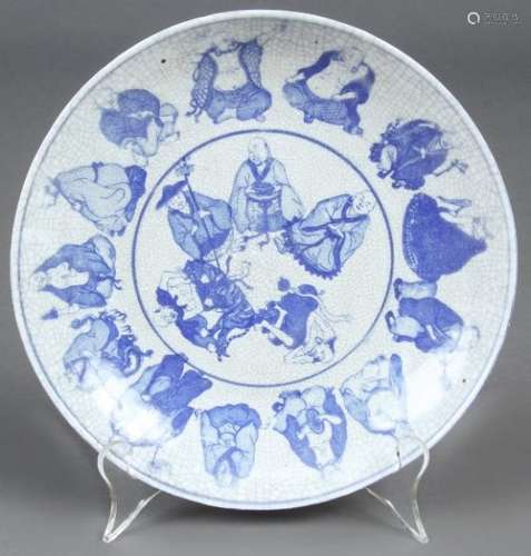 BLUE AND WHITE DISH