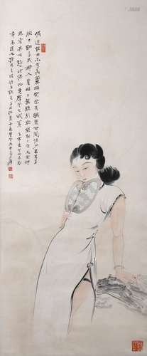 Zhang Daqian: color and ink 'beauty' painting