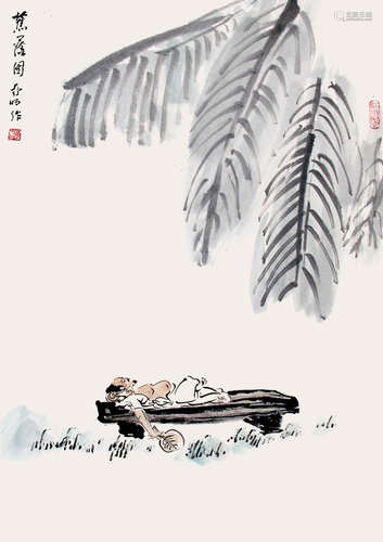 亞明 蕉蔭圖