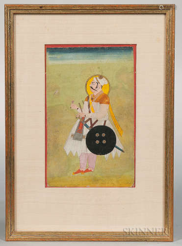 Mughal-style Portrait of a Man 人物肖像