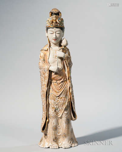 Satsuma Figure of Kannon 日式人物像