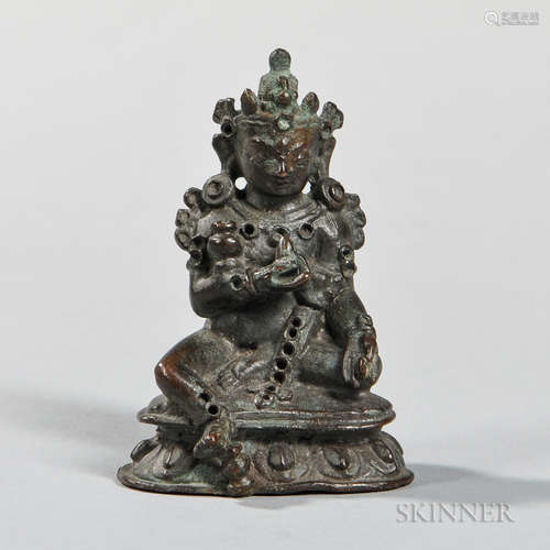 Copper Alloy Bodhisattva 铜合金菩萨像