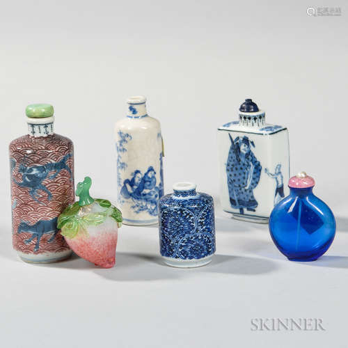 Six Snuff Bottles 六只鼻烟壶