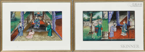 Five Pith Paintings 五幅宣纸画