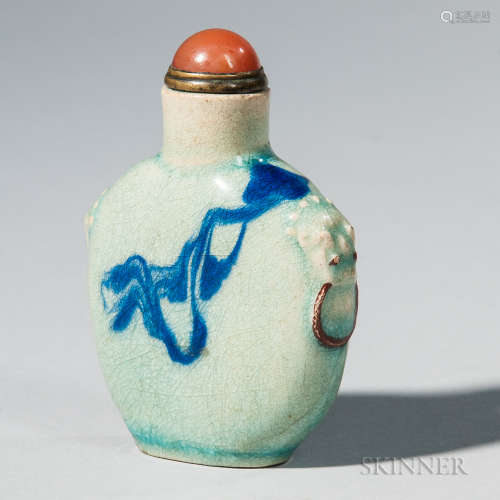 Guyue Xuan Porcelain Snuff Bottle 陶瓷鼻烟壶