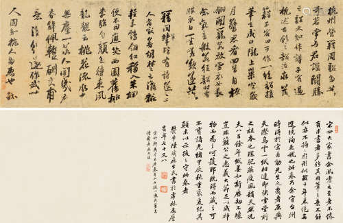 苏轼（1037～1101） 行书卷 手卷 纸本