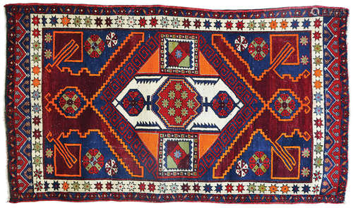 AN OLD TURKISH RUG