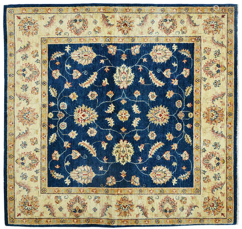 AN AFGHAN ZIEGLER PATTERN RUG