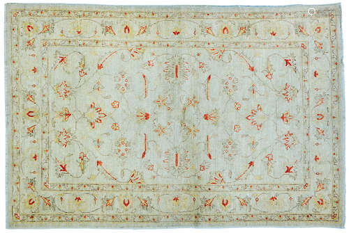 AN AFGHAN ZIEGLER PATTERN RUG