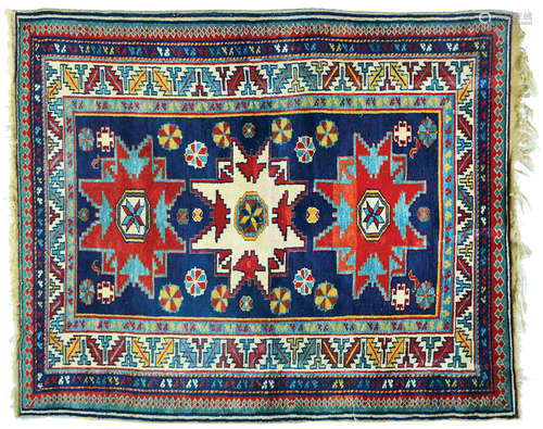 AN OLD CAUCASIAN RUG