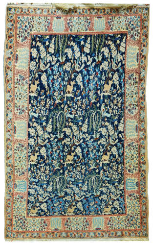 AN OLD PERSIAN NAIN RUG