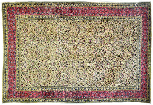 A PERSIAN TABRIZ HADJI JALLILI RUG