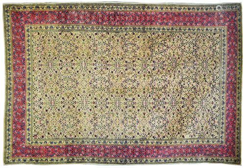 A PERSIAN TABRIZ HADJI JALLILI RUG