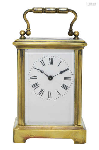 A BIG FRENCH CARRIAGE CLOCK