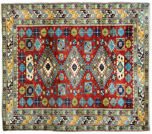 A CAUCASIAN SHIRVAN RUG