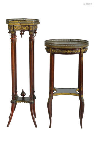 TWO FRENCH TABLES