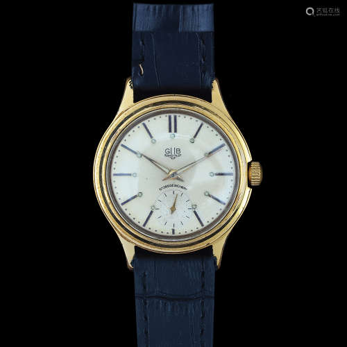 A GUB 14K GILDED WRISTWATCH