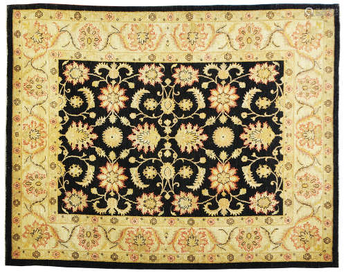 AN AFGHAN ZIEGLER PATTERN RUG