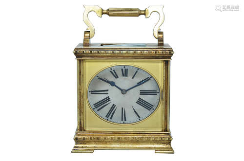 A BIG FRENCH CARRIAGE CLOCK