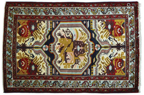 A PERSIAN BAKHTIAR RUG