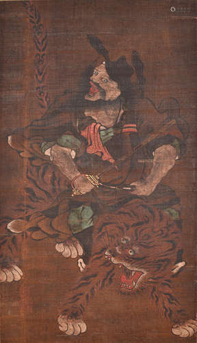 Zhong Kui Painting, Yuan Dynasty