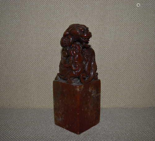 A SOAPSTONE SEAL