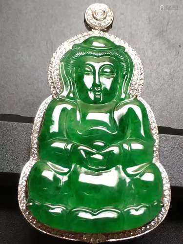 A JADEITE PENDANT