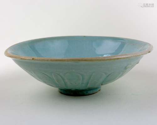 YINGQING GLAZE FLOWER PATTERN BOWL