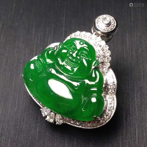 A JADEITE PENDANT