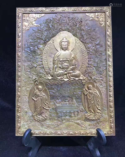 GILT JADE STONE TANGKA