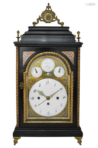 AN AUSTRIAN BRACKET CLOCK