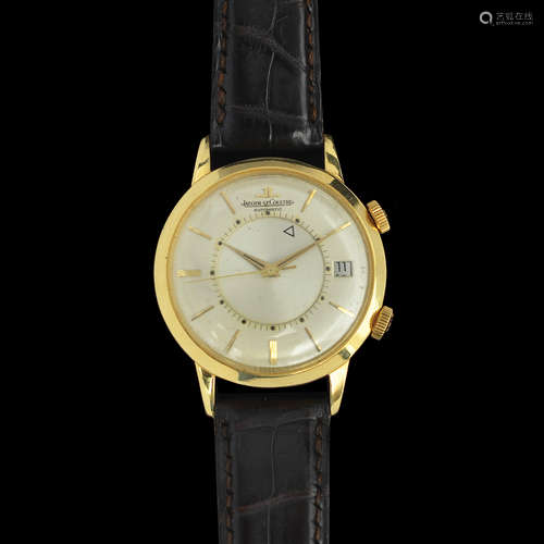 JAEGER LE COULTRE, MEMOVOX, 18K GOLD WRISTWATCH