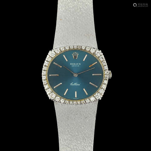 ROLEX ,CELLINI 18K WHITE GOLD WRISTWATCH